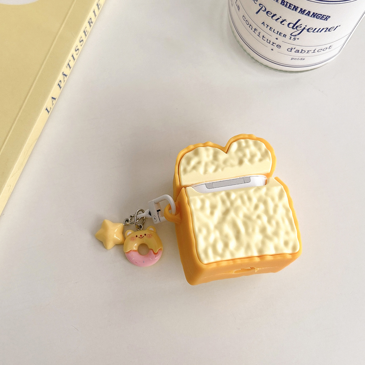 Butter Bear Toast para AirPods Pro 1 / 2 generación Bluetooth auriculares AirPods 3 / 4 generación