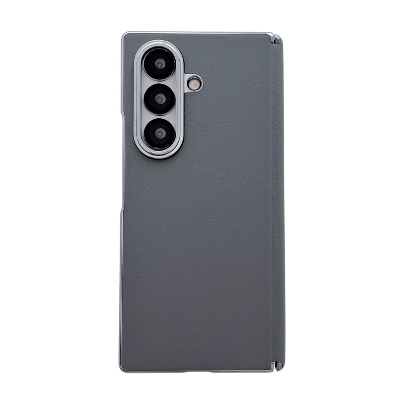 适用三星zfold7手机壳素皮荔枝纹galaxyzfold7折叠屏保护套包中轴|undefined