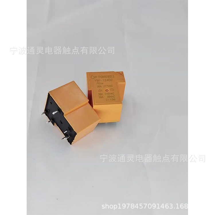 T90-124DZ 30A 6-pin power relay anti-wave anti-melting welding 5V/12/24V 4