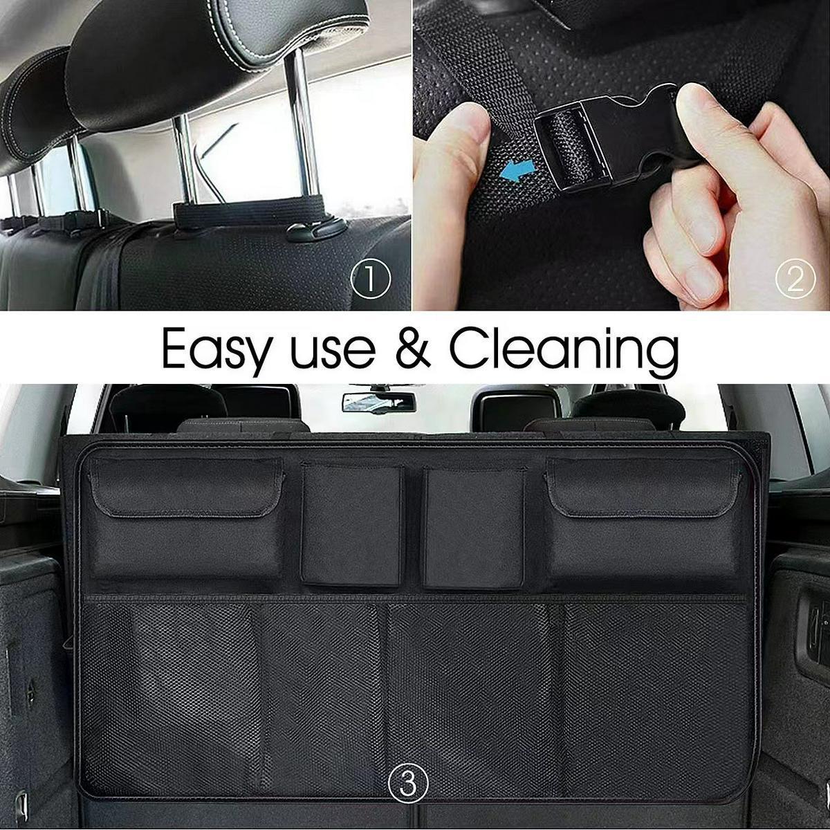 Fabricante al por mayor bolsas de almacenamiento de asiento trasero de automóviles, bolsas de almacenamiento de bajas traseras colgadas de SUV