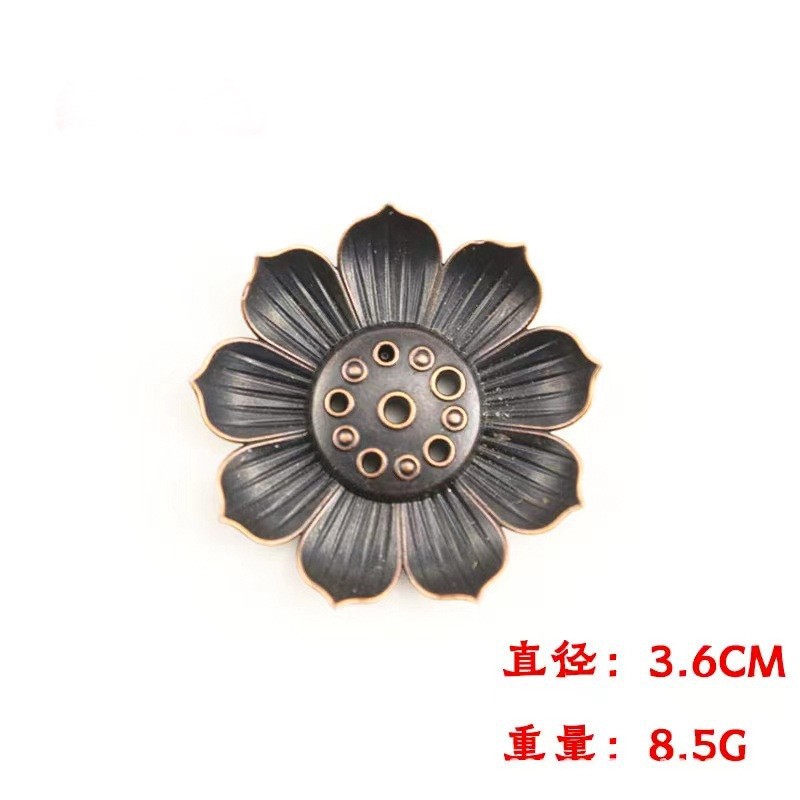 구리색 연꽃 6구멍 향