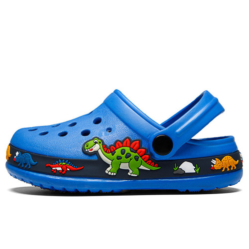 Children's Hole Shoes Summer Fashion Boys' Beach Shoes Medium Kids' Cool Slippers Girls' Baby Dinosaur Slippers
