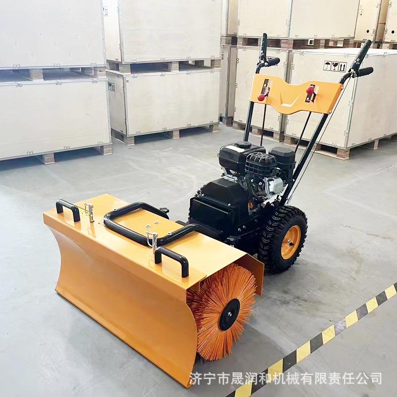 多功能小型手推式扫雪机新款秒换头广场小区物业用除雪设备
