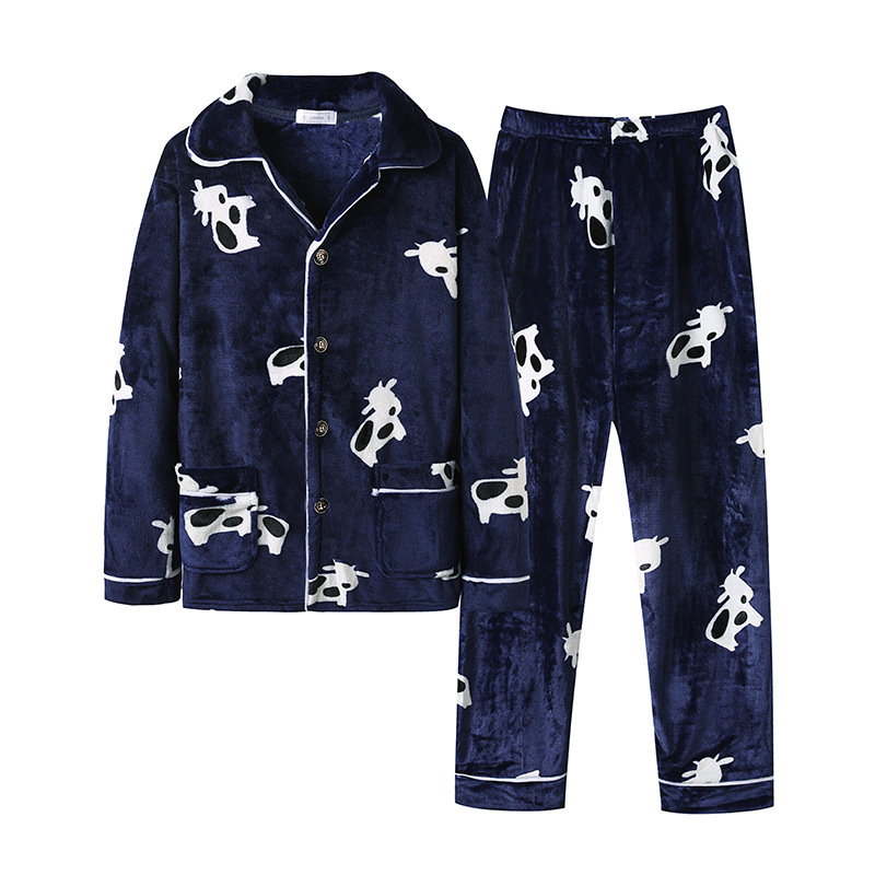 [Rebaja: 50% de Descuento] Conjunto de Pijama de Franela para Mujer, Conjunto de Pijama Estampado de Franela, Cálido y Acogedor