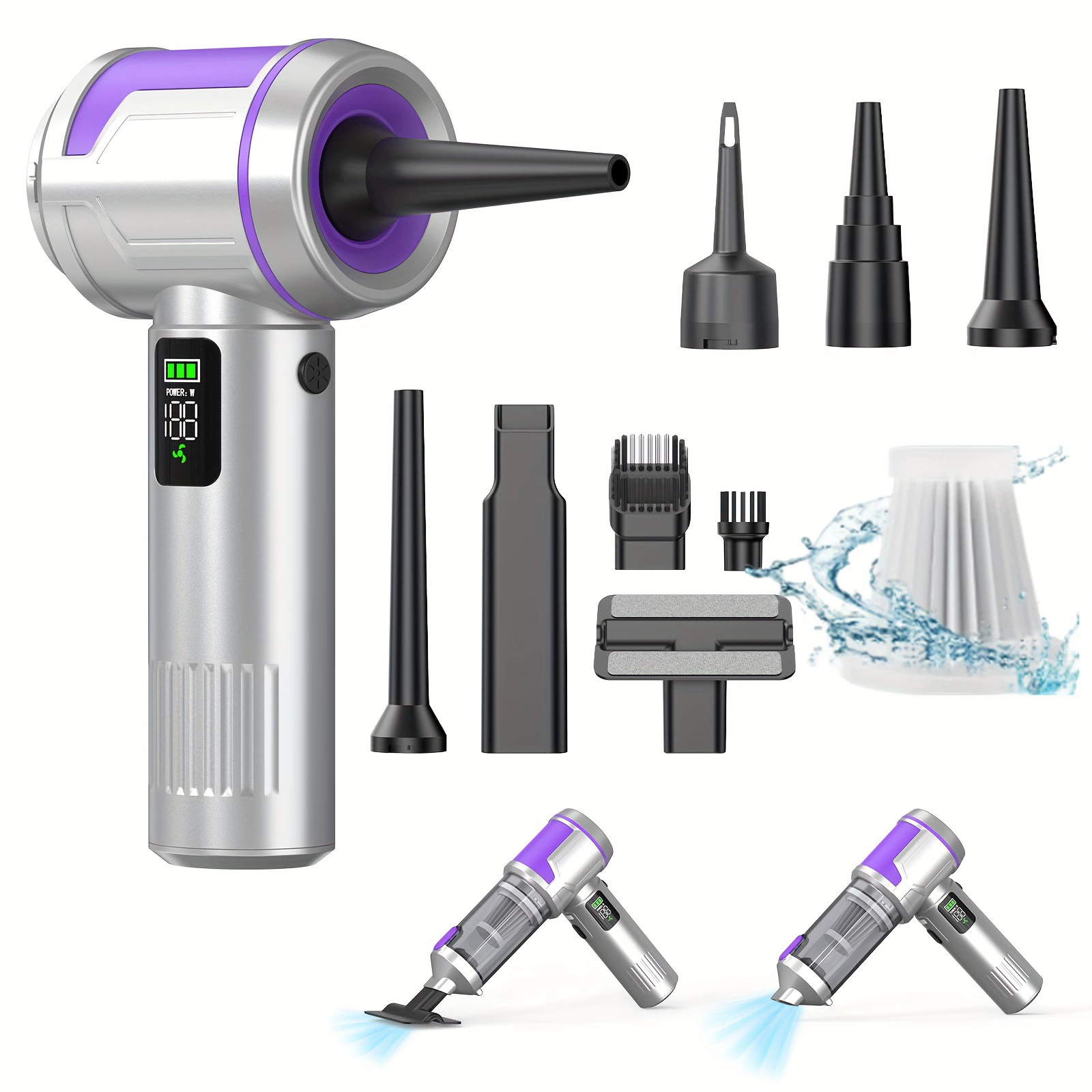 Трансграничный автомобильный пылесос бесщеточный мотор высокая мощность электрический пылесос вакуумный надувной станок четыре в одном ручной