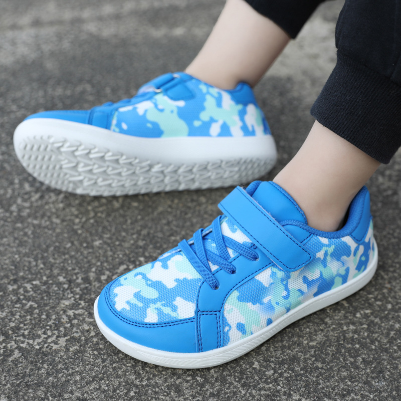 autumn children's low sneakers with velcro for leisure