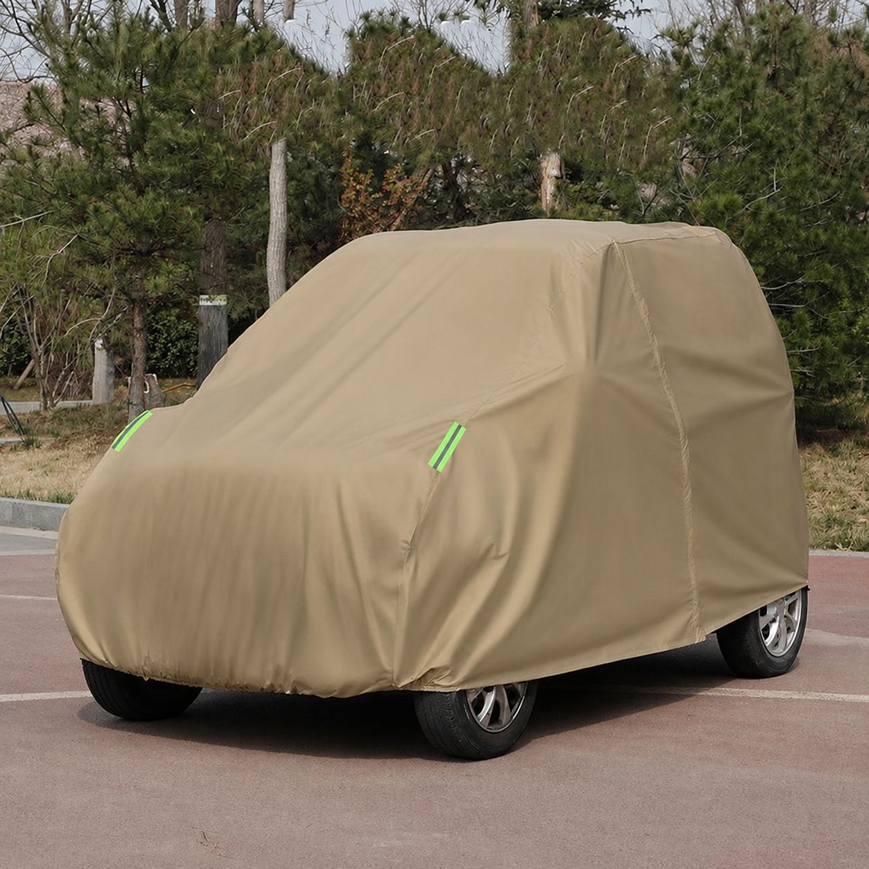 Cross-Border Oxford Cloth Electric Tricycle Cover, New Model, Snow-Proof, Waterproof, Sun-Proof, Heat-Insulating, Sunshade, Four-Wheel Motorcycle Cover