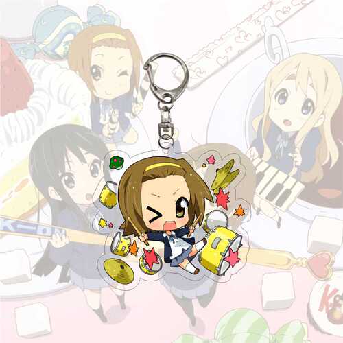 Light-tone girl acrylic keychain Hirasawa Yuikoto Tsumugi Nakano Azusa pendant bag pendant K-ON gift