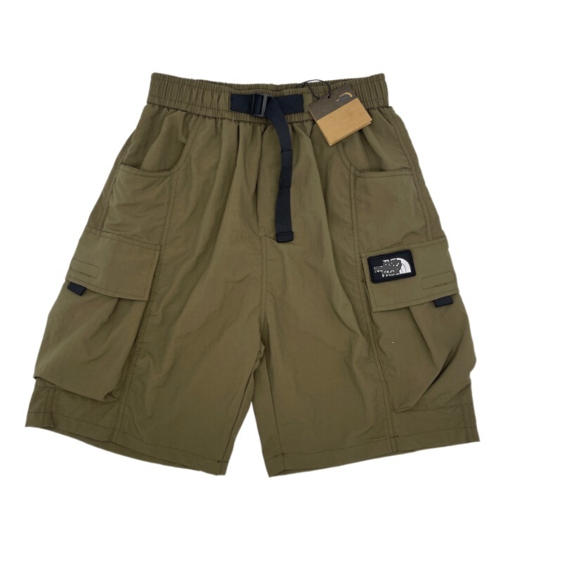 Q Quick-Dry Functional European and American Style Casual Drawstring Short Pants Cross-Border Summer North Face Sports Pants Unisex Loose Five-Point Pants