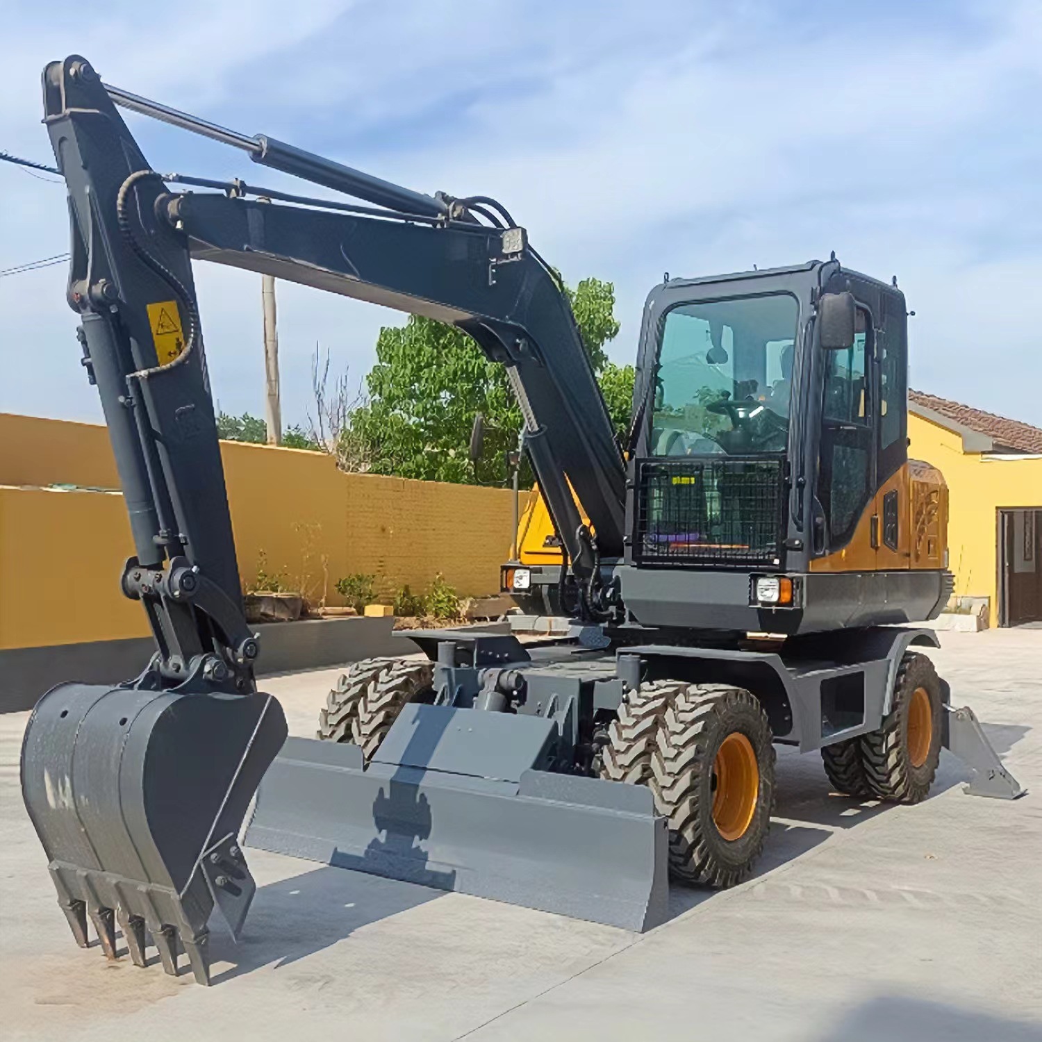 轮式挖掘机 液压挖掘机 小型挖机 通渠全新通用 外贸出口