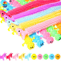 Cross-border Unicorn Lala Le Amazon Decompression Toy Vent Noodles TPR Soft Rubber Bracelet Factory Wholesale