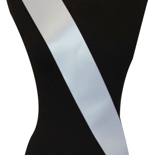 Europa y América soltero correa de hombro etiqueta cinturón de etiqueta DIY multicolor ceremonia en blanco con correas de satén de una sola capa