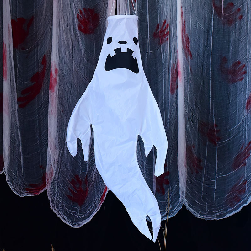 クロスボーダー爆型幽霊風向標ハロウィーン装飾発光幽霊が幽霊の部屋の密室のシーンに道具を配置する|undefined