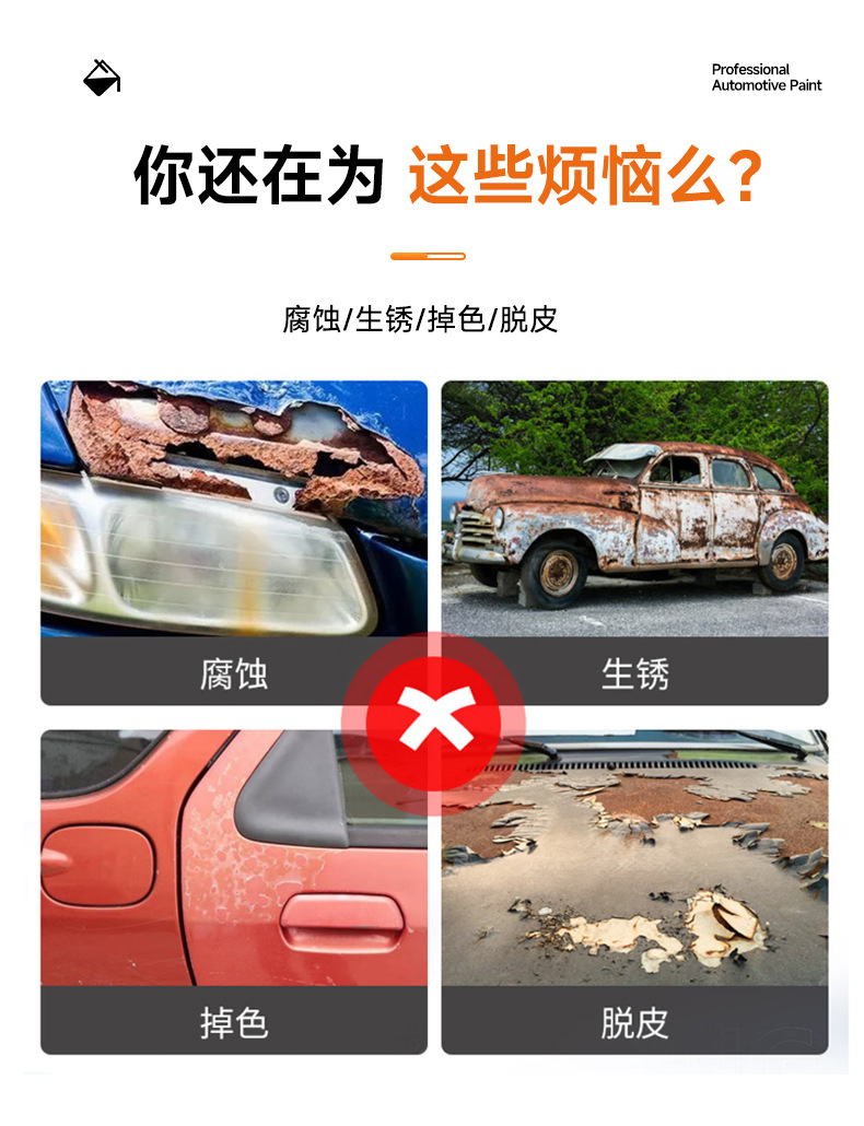 2K Pure White Basecoat Paint for Cars, Suitable for Full Car Spray Painting, Baking, Repair, Renovation, and Anti-Rust Paint for Iron Railings