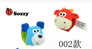 Sozzy bebé reloj Correa muñeca traqueteo bebé muñeca Correa educación temprana juguete de peluche fábrica al por mayor