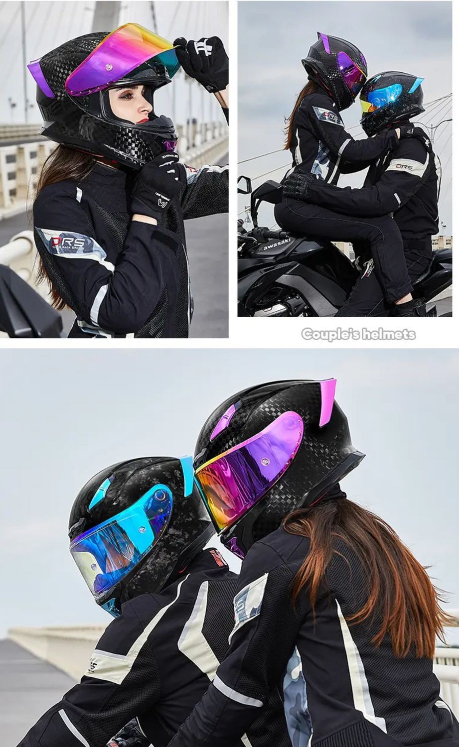 carbon fiber motorcycle helmets for womens Milwaukee Performance MPH9713DOT Dot Approved Glossy Black Hal Hot Leathers the Covert FX $60.95 Z1R Womens Strike Ops