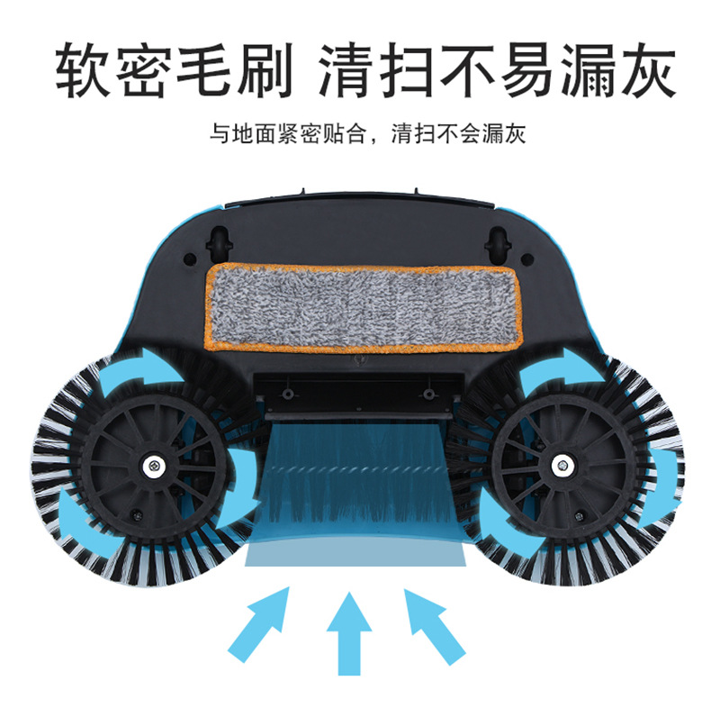 2021新款手动扫地机扫拖一体机扫把簸箕礼品款扫帚扫地机器人厂家详情4