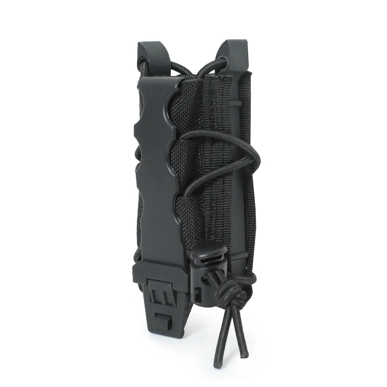 9mm Magazine Pouch, 1000D Nylon MOLLE Quick-Release, Compact 11×5×2.5 cm