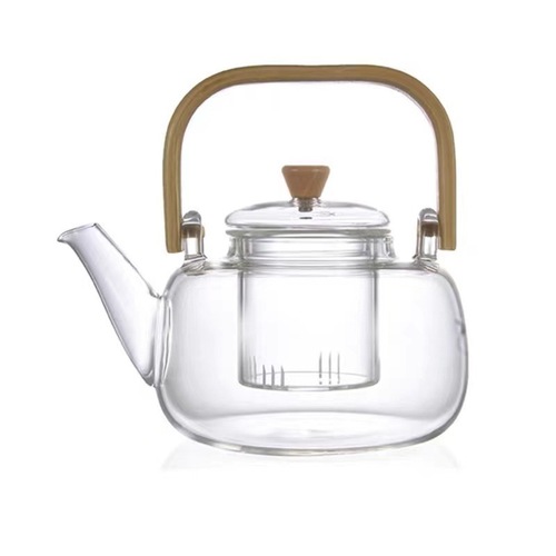 Manufacturer wholesale tiered teapot glass teapot tea brewing teapot heat-resistant water boiler tea brewing pot Pu-erh white tea tea brewer