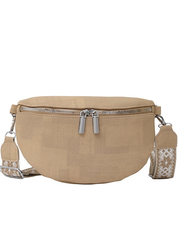Bolsos de textura alta para mujeres 2026 nueva moda transfronteriza bolso de hombro de tendencia red rojo versátil bolso de pecho de cintura