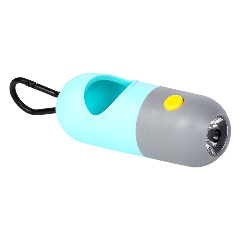 New Lighted Dispenser Led Pet Garbage Bag Dispenser Portable Dog Poop Bag Dispenser Toilet Pickup