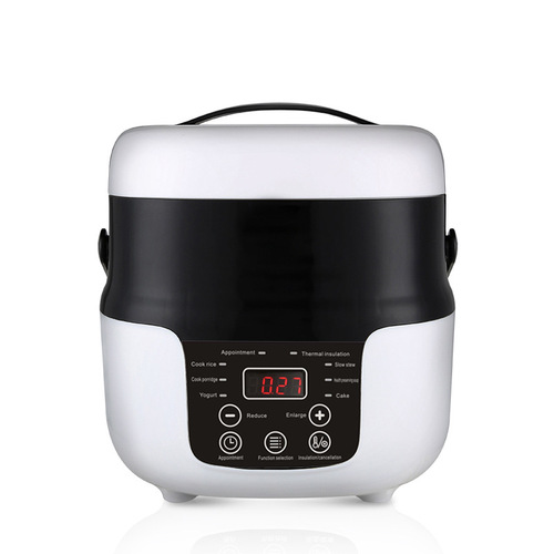 Car Electric Rice Cooker 24V Large Truck Multi-purpose Car Electric Rice Cooker Mini 12V Small Car Self-driving Tour Car Home Dual-use