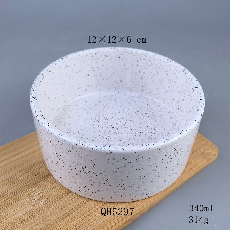 Tazón de cerámica para mascotas gato y perro Tazón universal de comida para mascotas tazón de perro redondo de dibujos animados