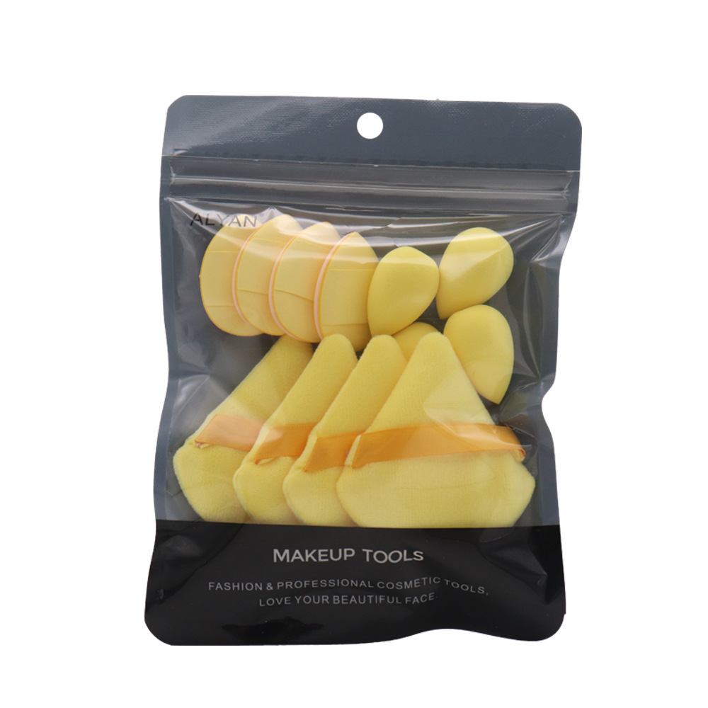 143g Weight Makeup Puff Makeup Tools Types 1 Set Quantity Sponge Material Solid Color Pattern Simple Style Style Simple Style Solid Color Sponge Makeup Puff 1 Set 7
