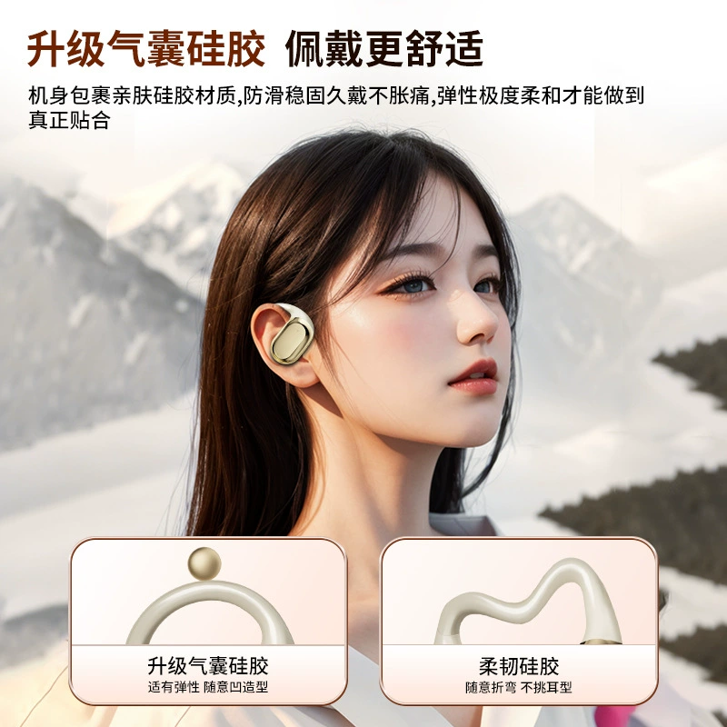 JS371 новая гальванизированная беспроводная Bluetooth-гарнитура с креплением на ухо, универсальная, с длительным сроком службы батареи, высокое качество звука, бинауральное шумоподавление, спортивная