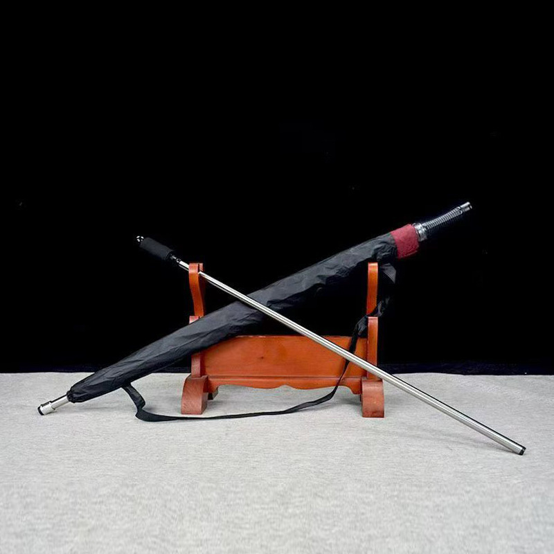 High Manganese Steel Umbrella Stick, Longquan Metal Decorative Weapon Stick, Craft Weapon Stick, Car-Mounted Self-Defense Umbrella Stick, Unsharpened High Manganese Steel Umbrella Stick, Longquan Metal Decorative Weapon Stick, Craft Weapon Stick, Car-Mounted Self-Defense Umbrella Stick, Unsharpened