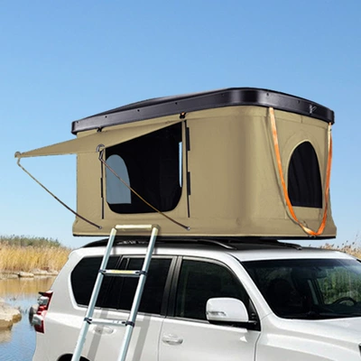 LLT folding car tent: Avtomobil dam çadırları - 188130-black-shell-khakis-double