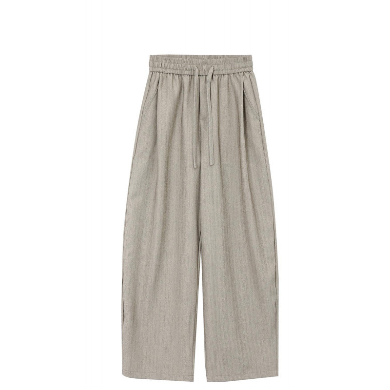 Old Money Style Vertical Stripe Drawstring Elastic Waist Straight Casual Pants for Men, Loose-Fitting Dress Pants, Long Pants with a High-End Feel, Loose Plus-Size Pants Old Money Style Vertical Stripe Drawstring Elastic Waist Straight Casual Pants for Men, Loose-Fitting Dress Pants, Long Pants with a High-End Feel, Loose Plus-Size Pants