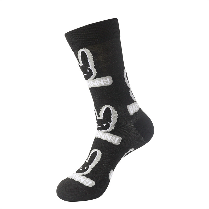 Men's Wholesale Trendy Socks Female Animation Cartoon Cotton Socks Comic Male Medium Tube Pirate Socks-5PRS 47 O1CN01YLPmw61TrjeJsBpdl !!1004802436 0 cib