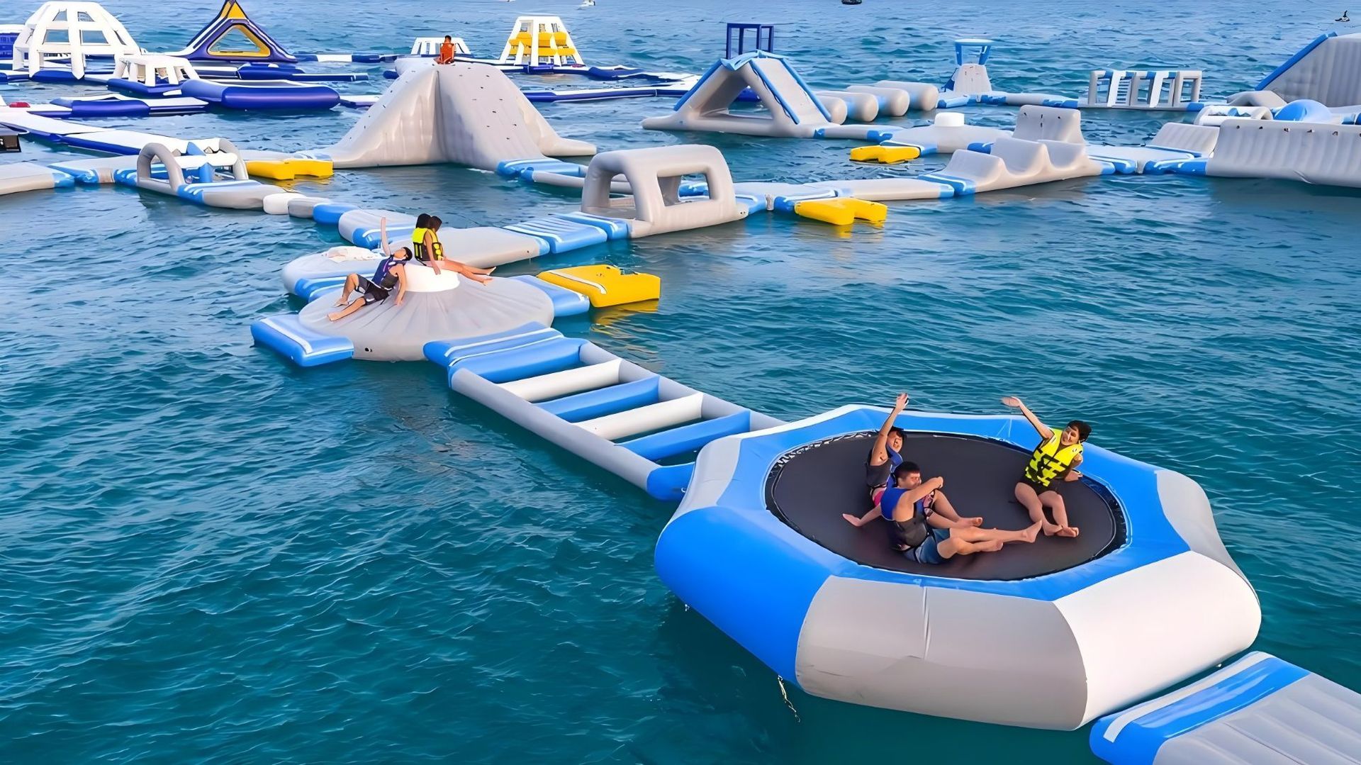 Agua inflable, castillos inflables, accesorios, juguetes para niños personalizados, inflables, al aire libre, gran lago, agua, agua, agua