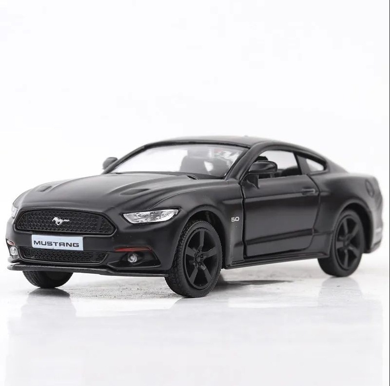 1: 36 Simulación Ford Mustang GT aleación modelo de automóvil juguetes coleccionables para niños adornos