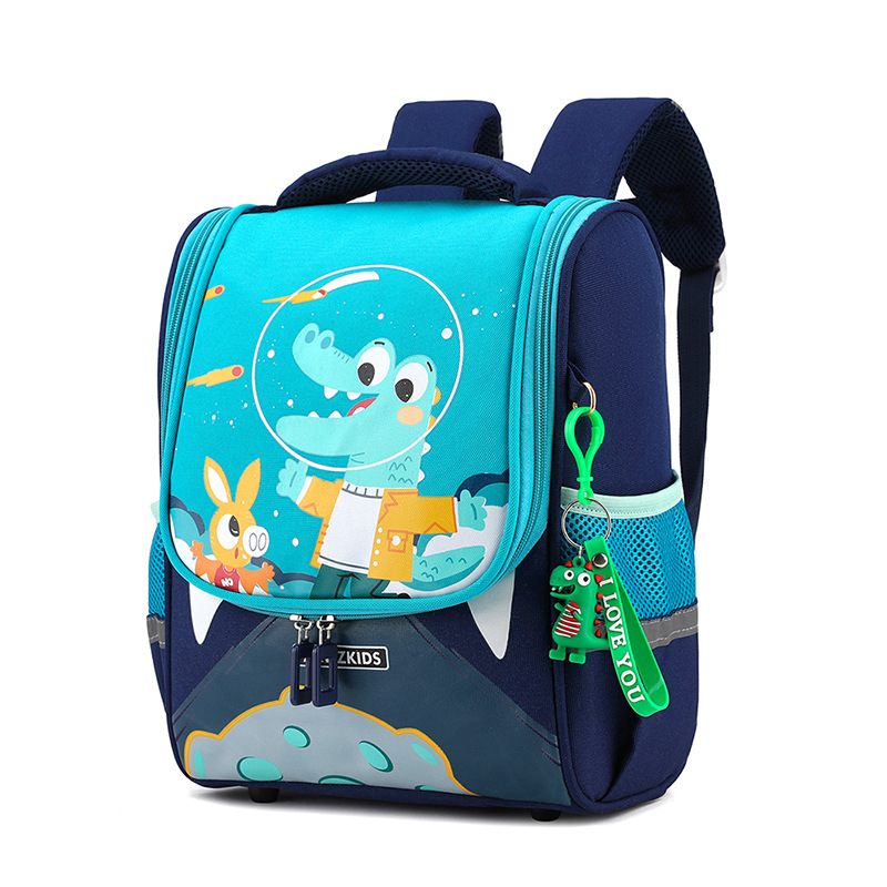 Mochila Infantil de una Pieza con Diseño de Peces Naturales, Estilo Coreano, para Niños y Niñas, para Jardín de Infancia y Escuela, con Estampado, Práctica para Envíos Internacionales