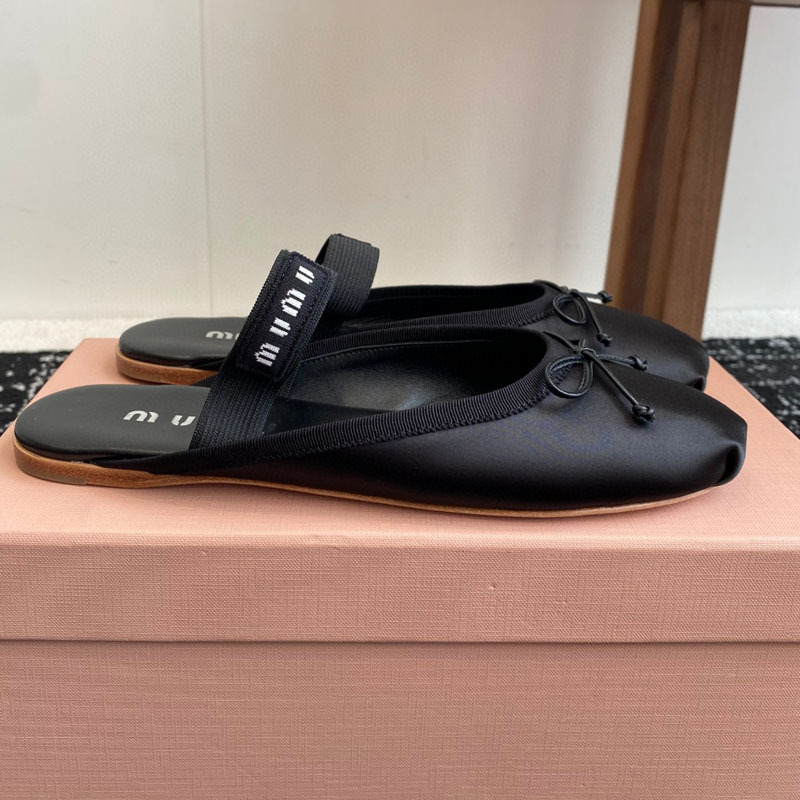 검은색 슬리퍼[실크]