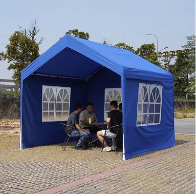 3*3 puesto Canopy azul + 3-side paño