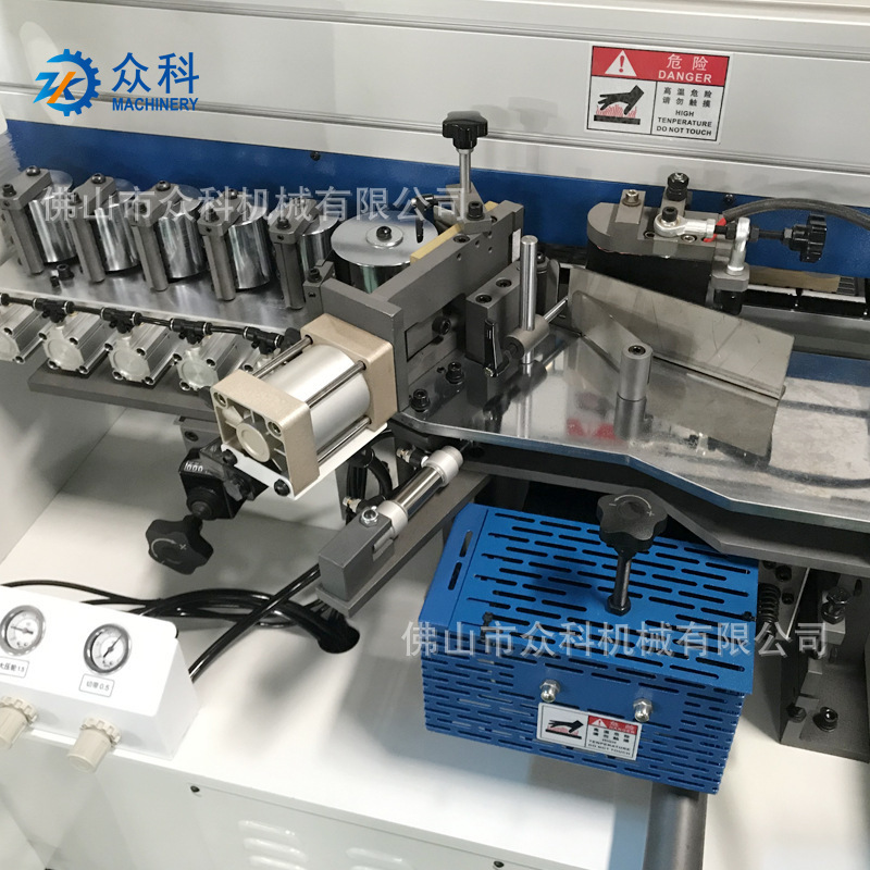 Guangdong maquinaria de carpintería máquina automática de bandas de borde función de seguimiento de perfil máquina de bandas de borde