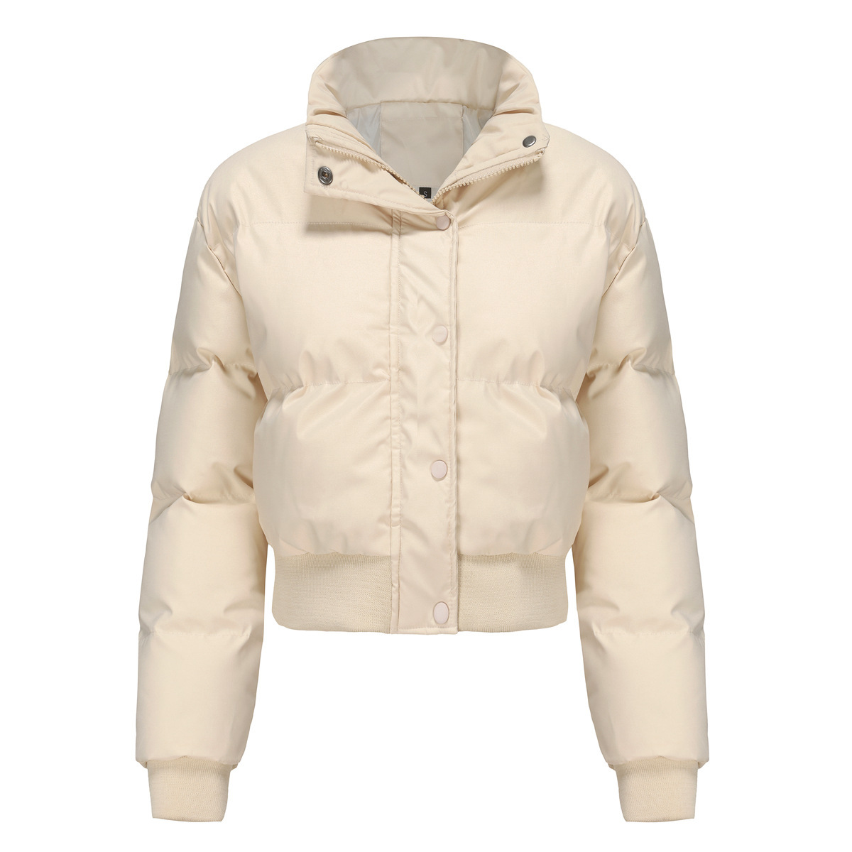 Chaqueta corta acolchada para mujer, estilo elegante y ligero