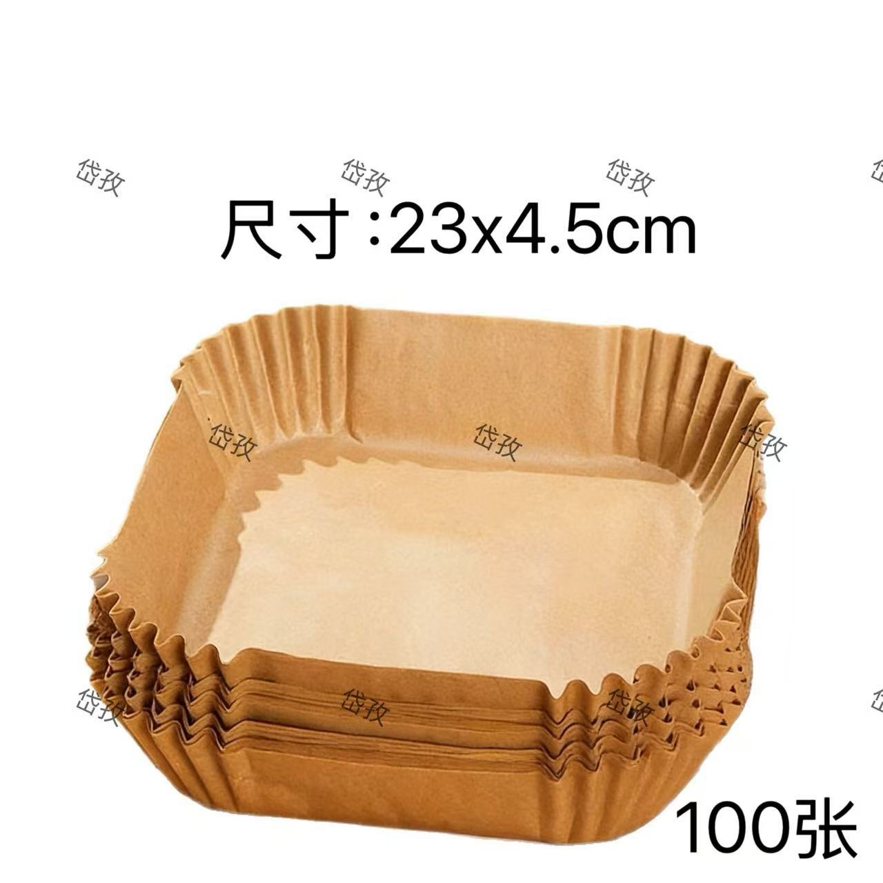 Papel especial para freidora de aire Papel de silicona Papel de absorción de aceite Papel de estaño Alimentos para el hogar Papel de horno de parrilla redondo