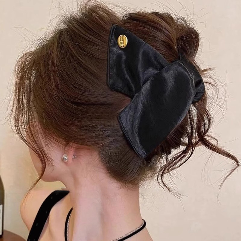 ヘアボリュームの多いヘップバーン風の新しい三角形ヘアクリップ、後頭部に髪を結ぶための高級ヘアクリップ、シャーククリップヘッドドレス|undefined