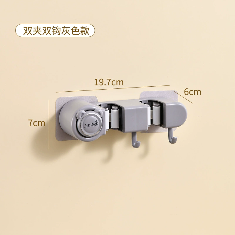 Kitchen spoon shovel storage rack multi-function punch-free wall-mounted rice spoon spatula storage hook wholesale