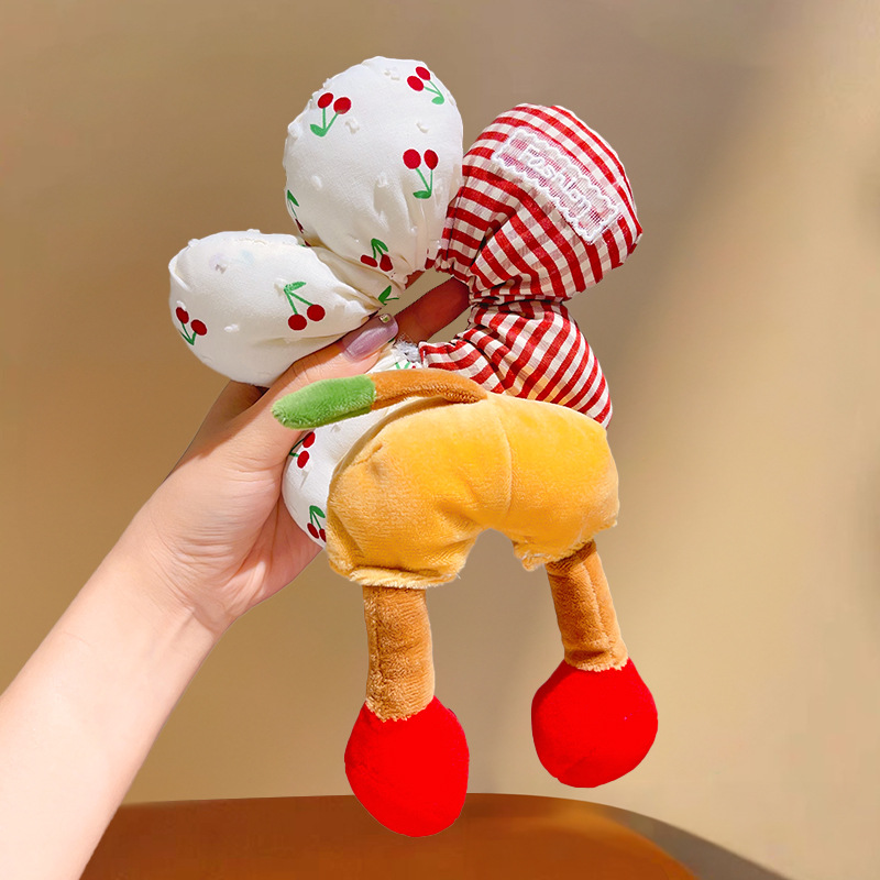Mickey culo, lunares, flores, círculos para el cabello del intestino grueso, linda cabeza de bola, cabello de placa de dibujos animados, tocado de sentido avanzado, cuerda para la cabeza de felpa
