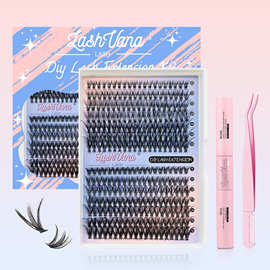 diy lash 6neндep квадроцикл 分段式延长套装假睫毛