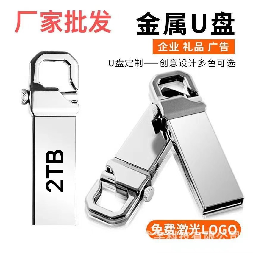 Factory direct sales of cross-border expansion and engraving large-capacity USB flash drives (1TB, 2TB, 512GB, metal, computer/mobile phone USB flash drive, 8GB).