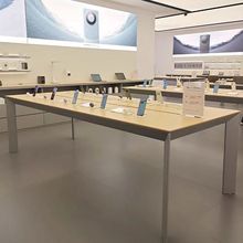 新款手机配件体验台展示桌靠墙边柜配件柜收银台智能家居展示展台