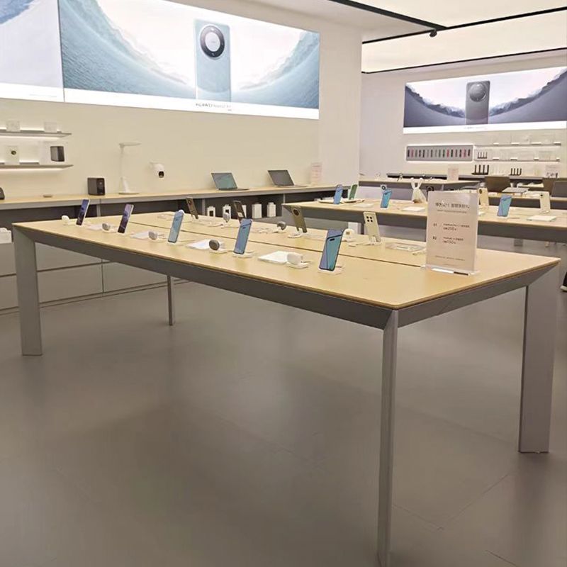新款手机配件体验台展示桌靠墙边柜配件柜收银台智能家居展示展台