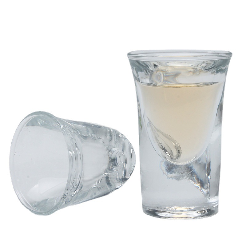 Manzana verde vidrio blanco copa de vino transparente taza de fondo grueso taza de bala espíritus del hogar taza de vino de regalo conjunto traje