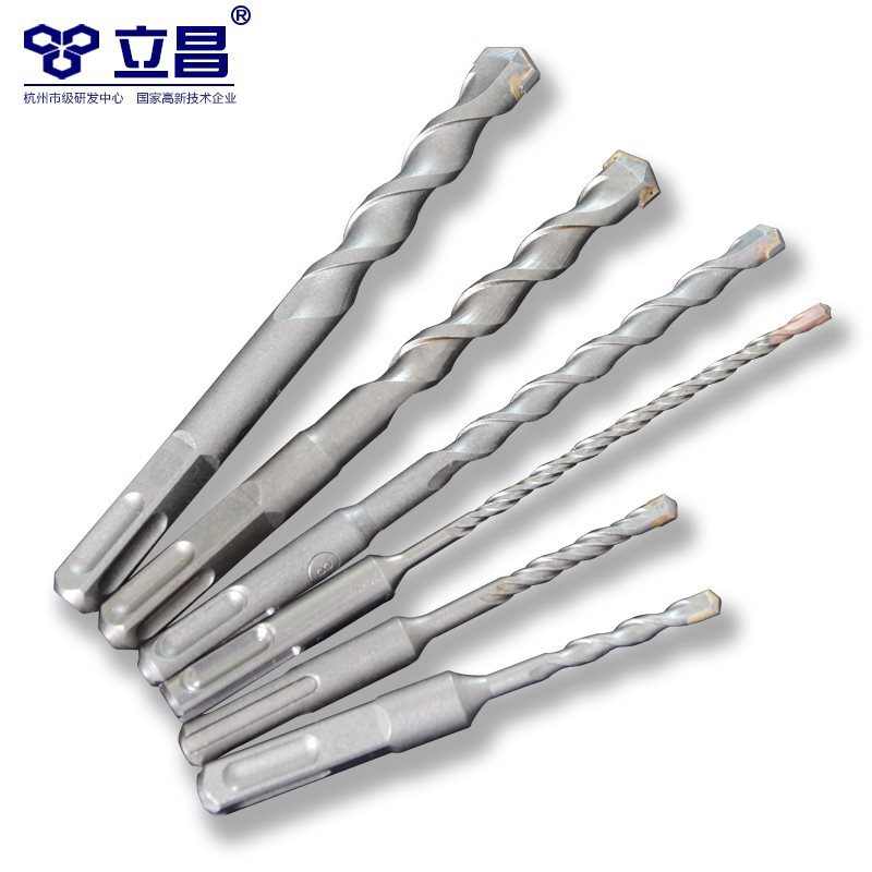 非标方柄四电锤钻头 圆柄两坑两槽冲击钻电梯按装钻5 12.5 13 15